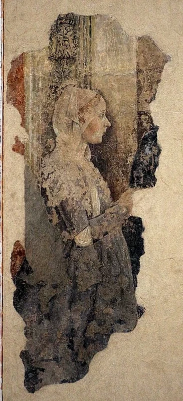 Palazzo dei Diamanti - Ferrara, storie della Vergine e ritratti di committenti
